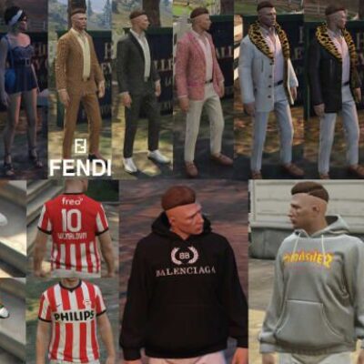 FiveM BEST CLOTHES PACK – Male & Female | High-Quality EUPs + Add-On Outfits 9GB File
