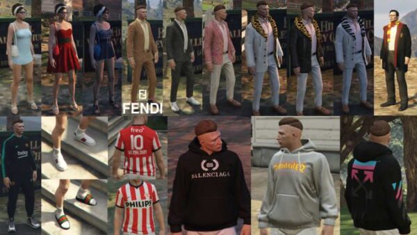 FiveM BEST CLOTHES PACK – Male & Female | High-Quality EUPs + Add-On Outfits 9GB File